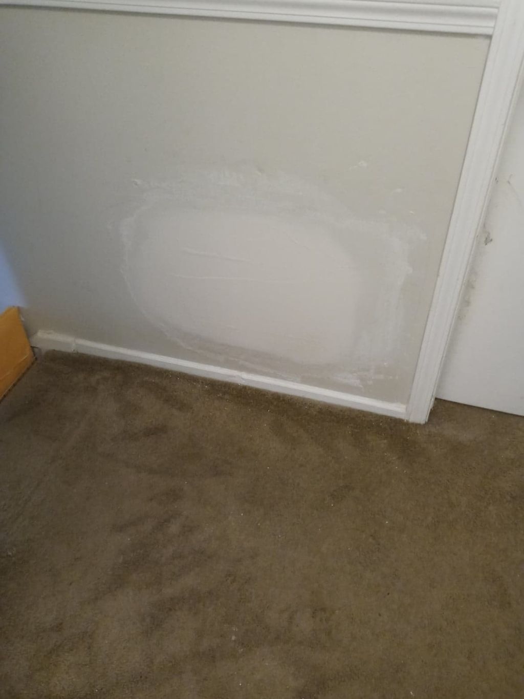 Drywall repair after pic