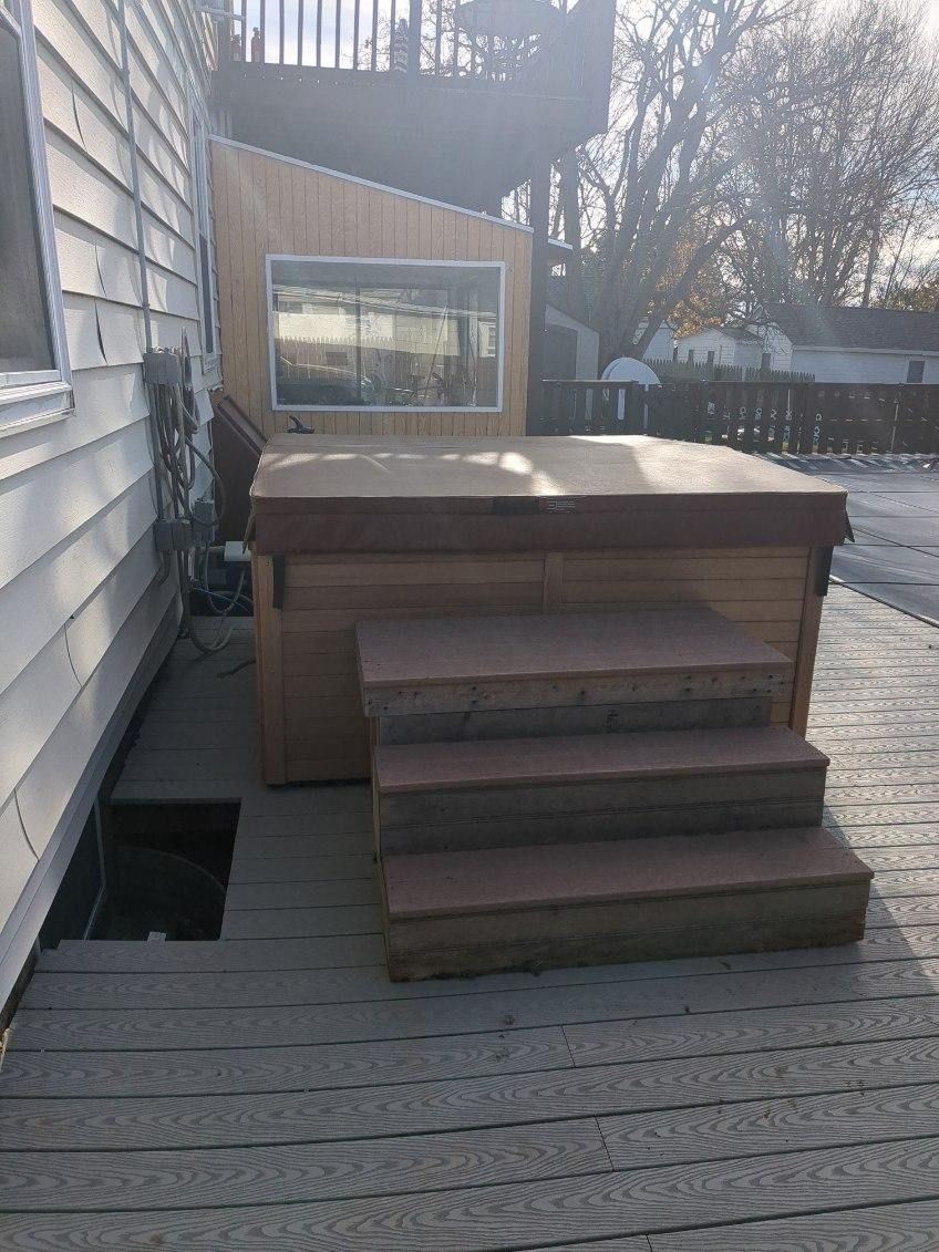 
I hauled an eight person thousand pound hot tub w