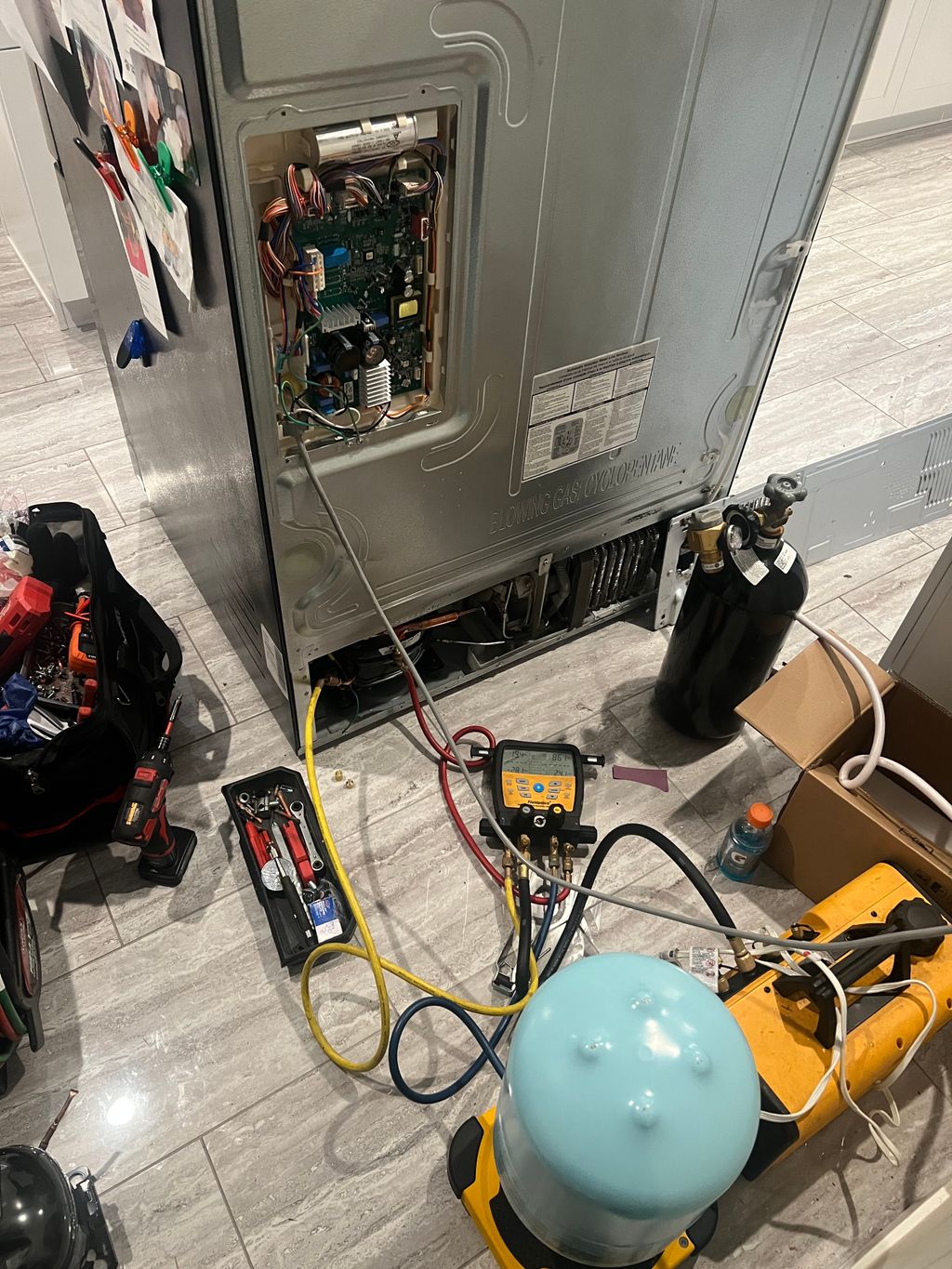 LG refrigerator Compressor replacement
