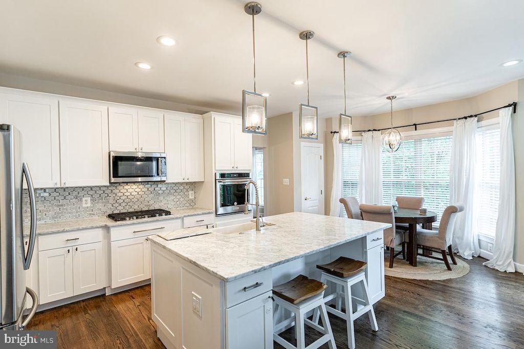 Carrera marble kitchen