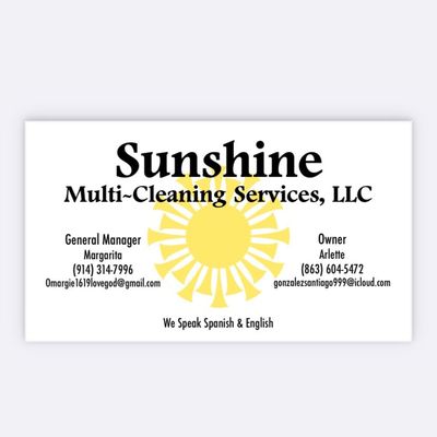 Avatar for Sunshine cleaning multi-services