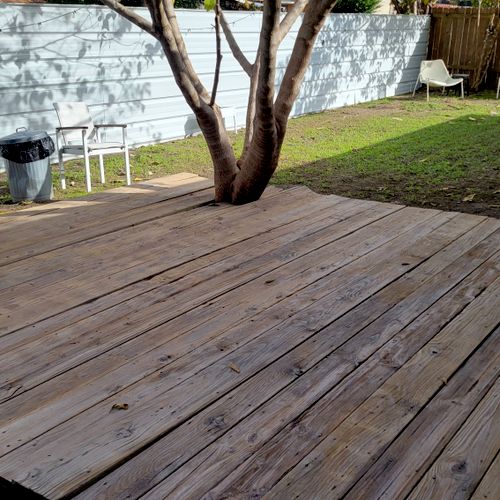 deck wash and paint 