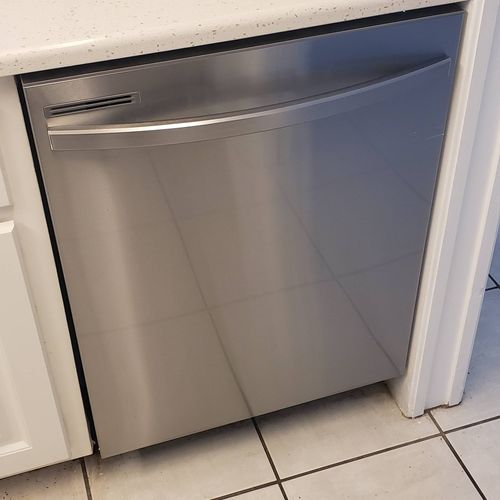 dishwasher install 12/5