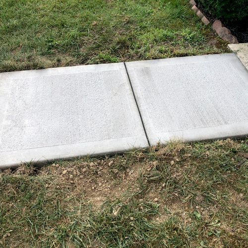 replacment sidewalk