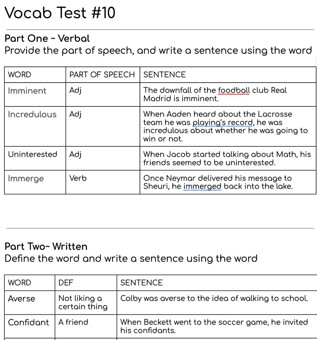 Reading and Writing Tutoring