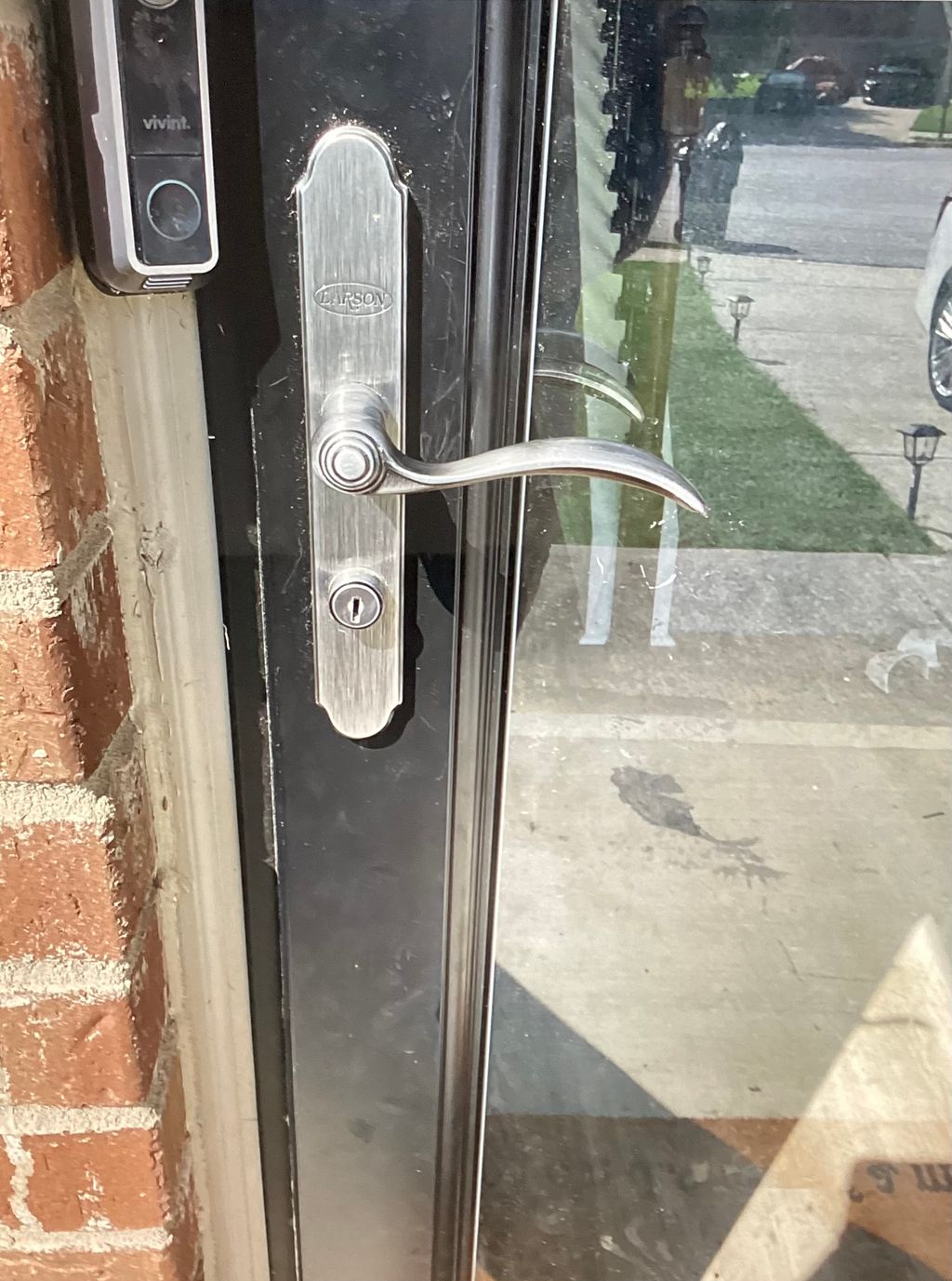 Lock replacement (before) 