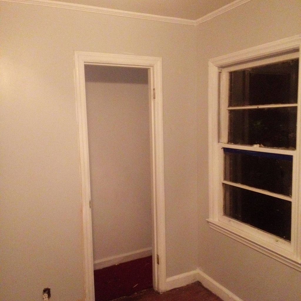 bedroom remodel closet and window 12/06