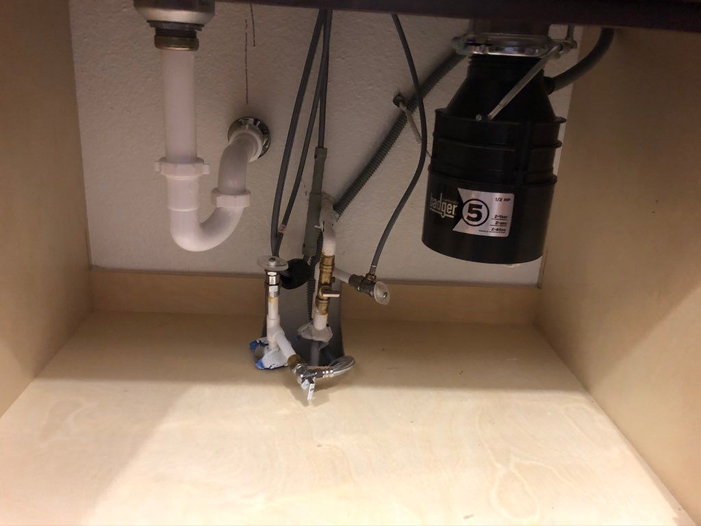 New garbage disposal install