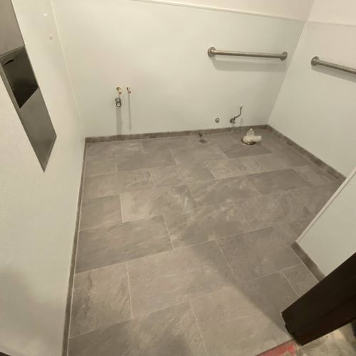Bathroom Tile and Safety Grab Bars 