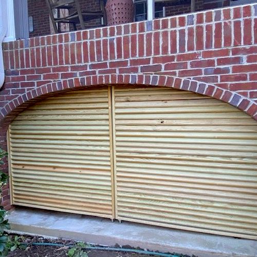 Drach Development created a louvered covering and 