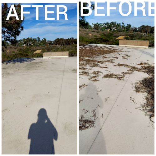 Roof cleaning 