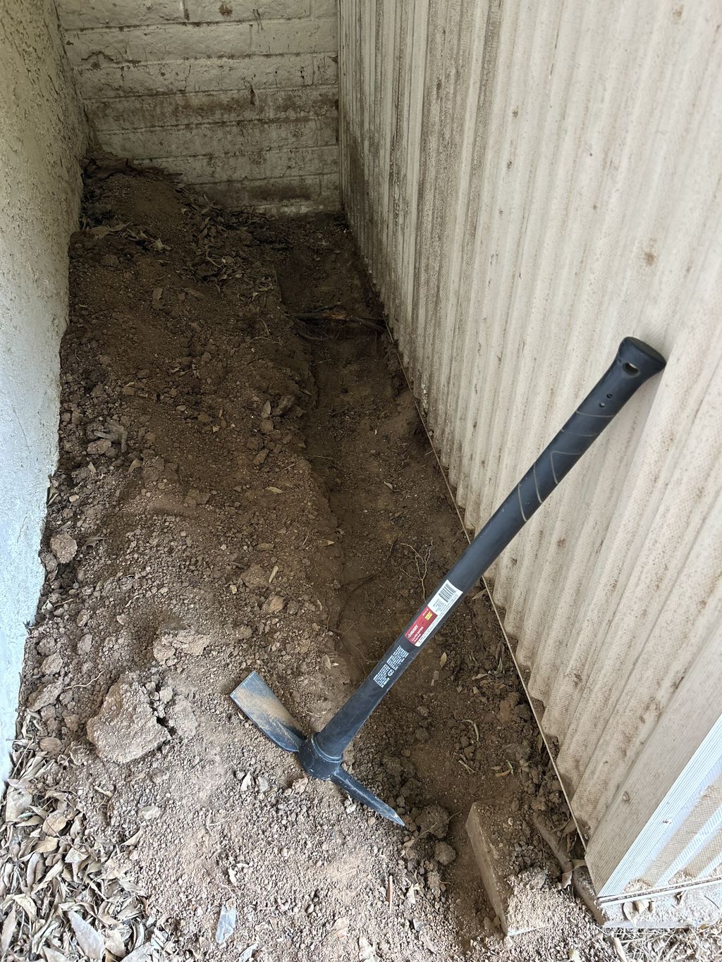 Dig barrier - Ground Squirrels