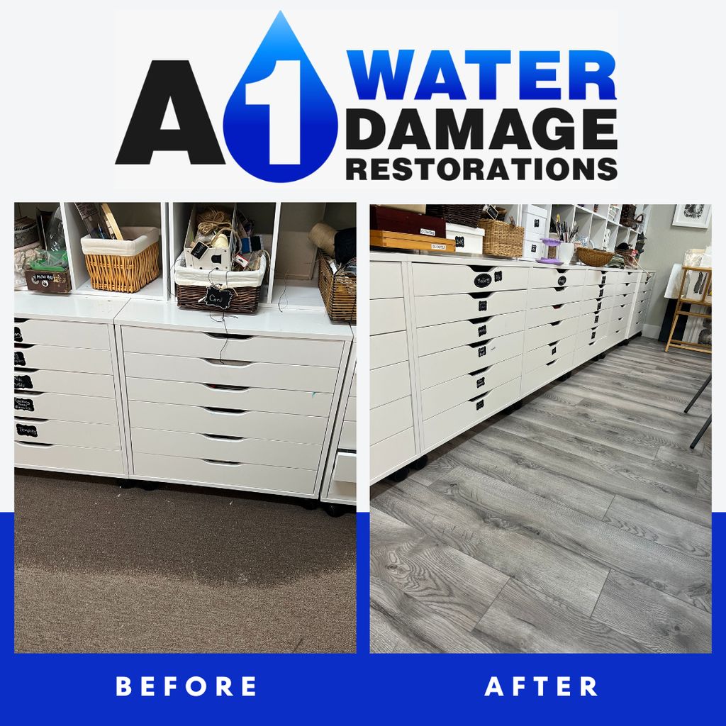 Studio Water Damage and remodel