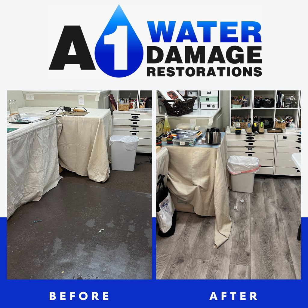 Studio Water Damage and remodel