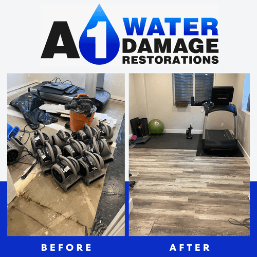 Basement Water Damage and Remodel