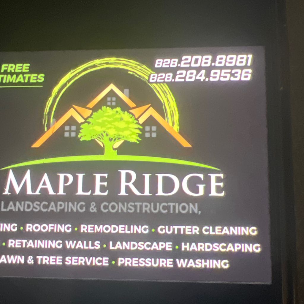 Maple ridge landscape and construction