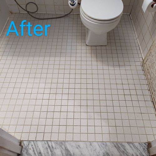 Cleaning floor grout is never an easy job, but exc