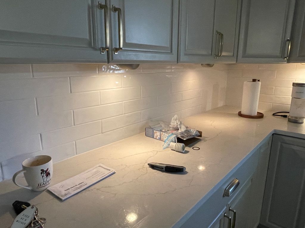 John completed my kitchen backsplash and also did 