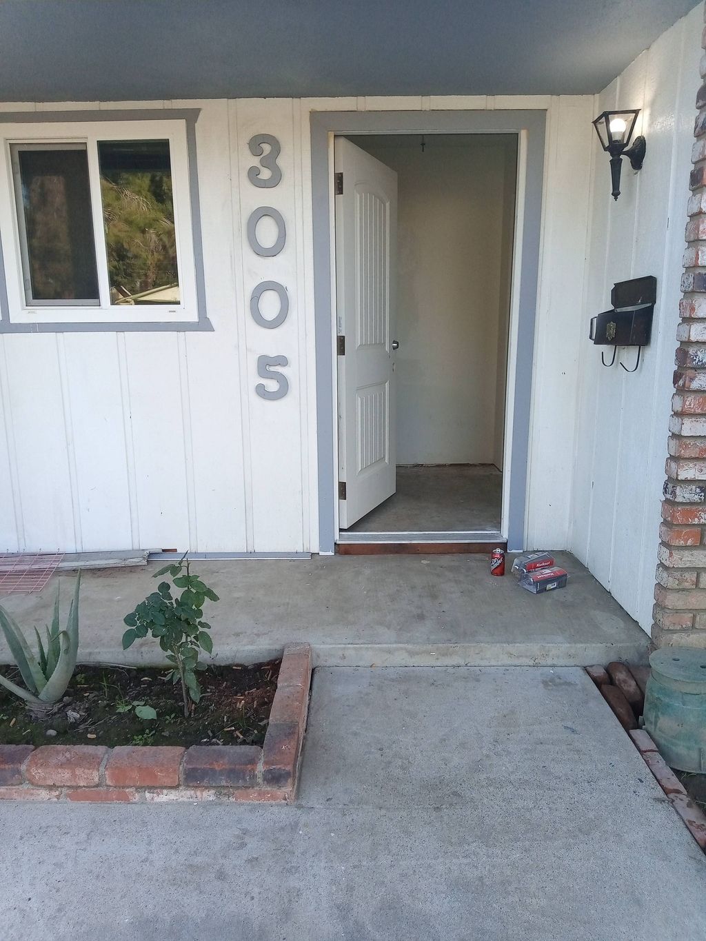 front door installation and trim replacement 