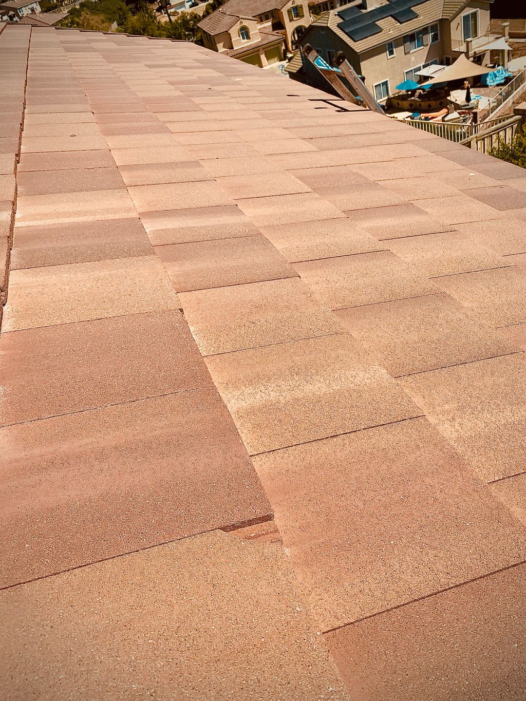 Installed Roofing Tile