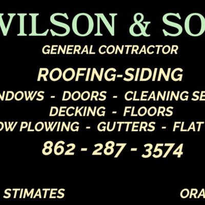 Avatar for WILSON & SON GENERAL CONTRACTOR