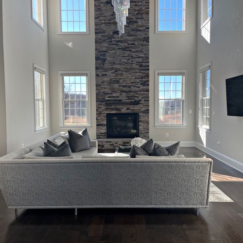 Living Room Design (Client, Maryland)