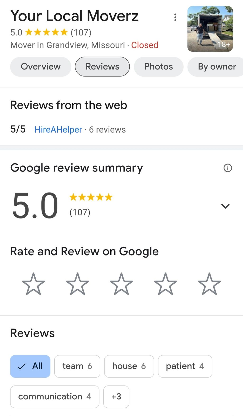 Our google Review