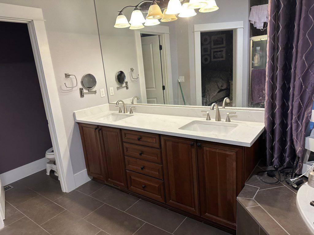 Countertops done by us 