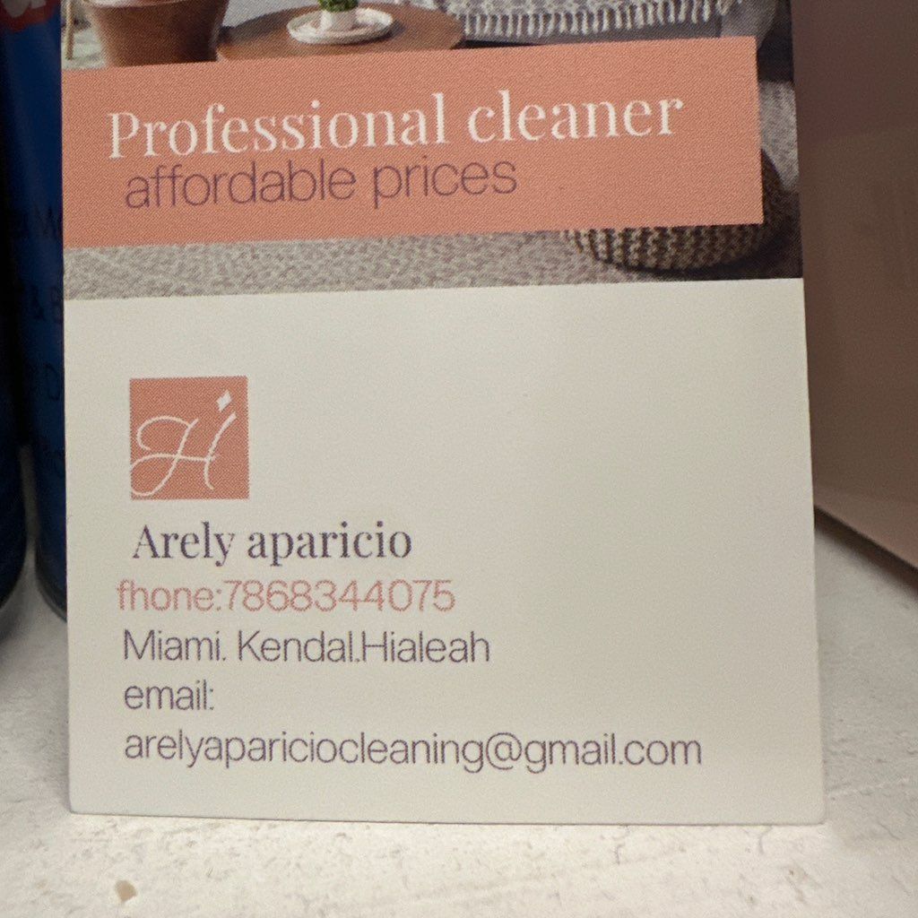 Arely Aparicio Cleaning
