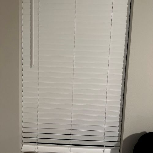 Robert did an amazing job installing our blinds an