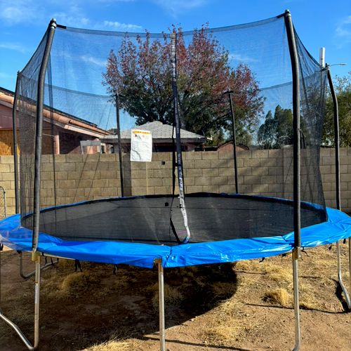 I bought my daughter a trampoline for Christmas an
