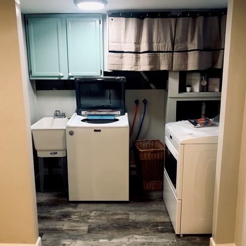Junk Room to Laundry Room