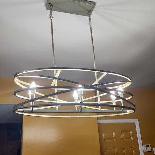 It was time for me to replace the pendant light ov