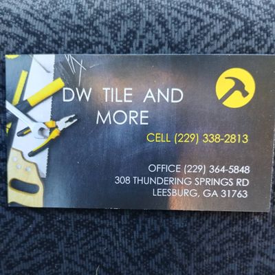 Avatar for DW TILE AND MORE