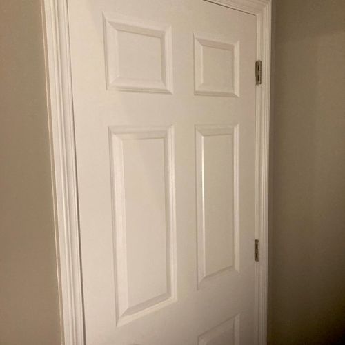 Fast and high-quality door painting