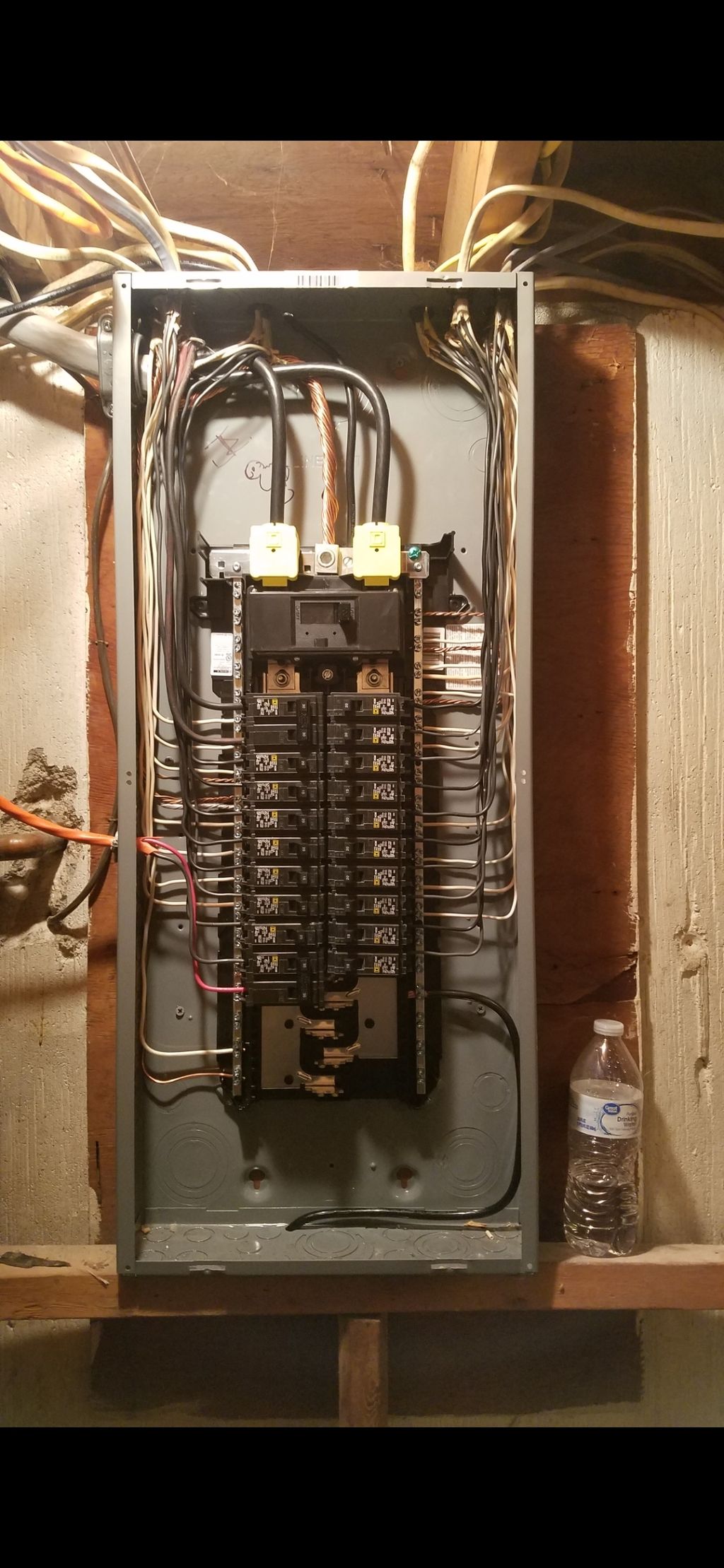 200 amp main panel. After.