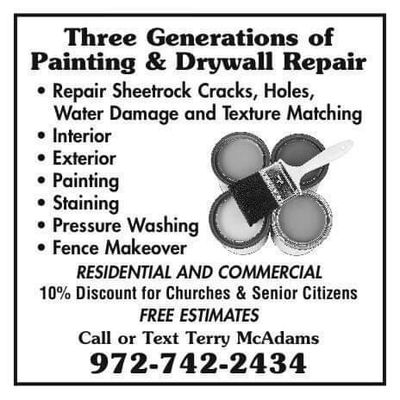 Avatar for Terry McAdams painting and Drywall Repair