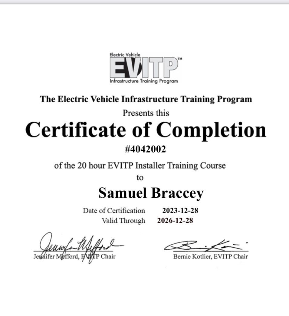 EV Charger Certification 