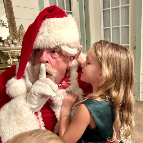 The kids had a great time with Santa Steve! He san