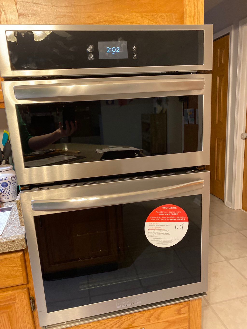 Scott was able to help get my very heavy Wall Oven