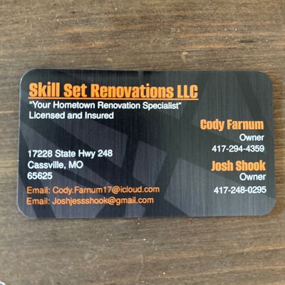 Avatar for Skill Set Renovations LLC