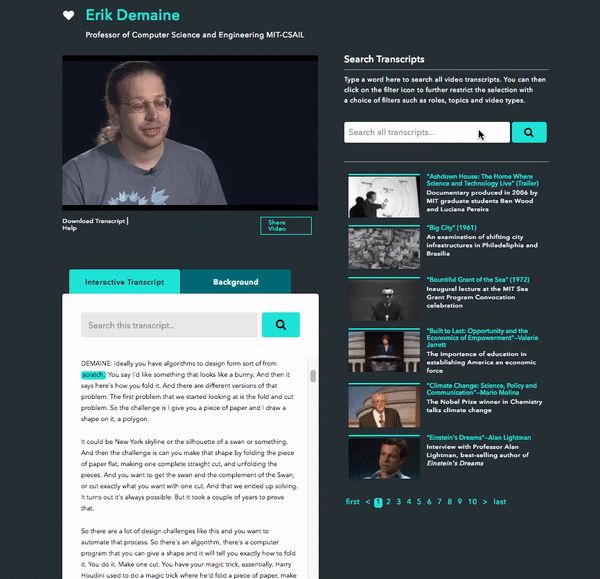 Projects and media
