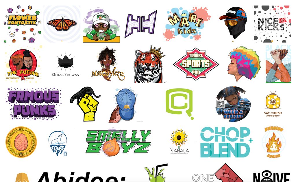 Collection of logo and branding designs