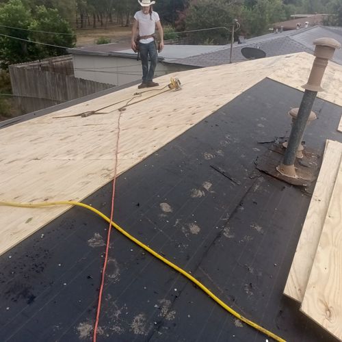 Great Job Done....on a 1962 Roof !  Complete board