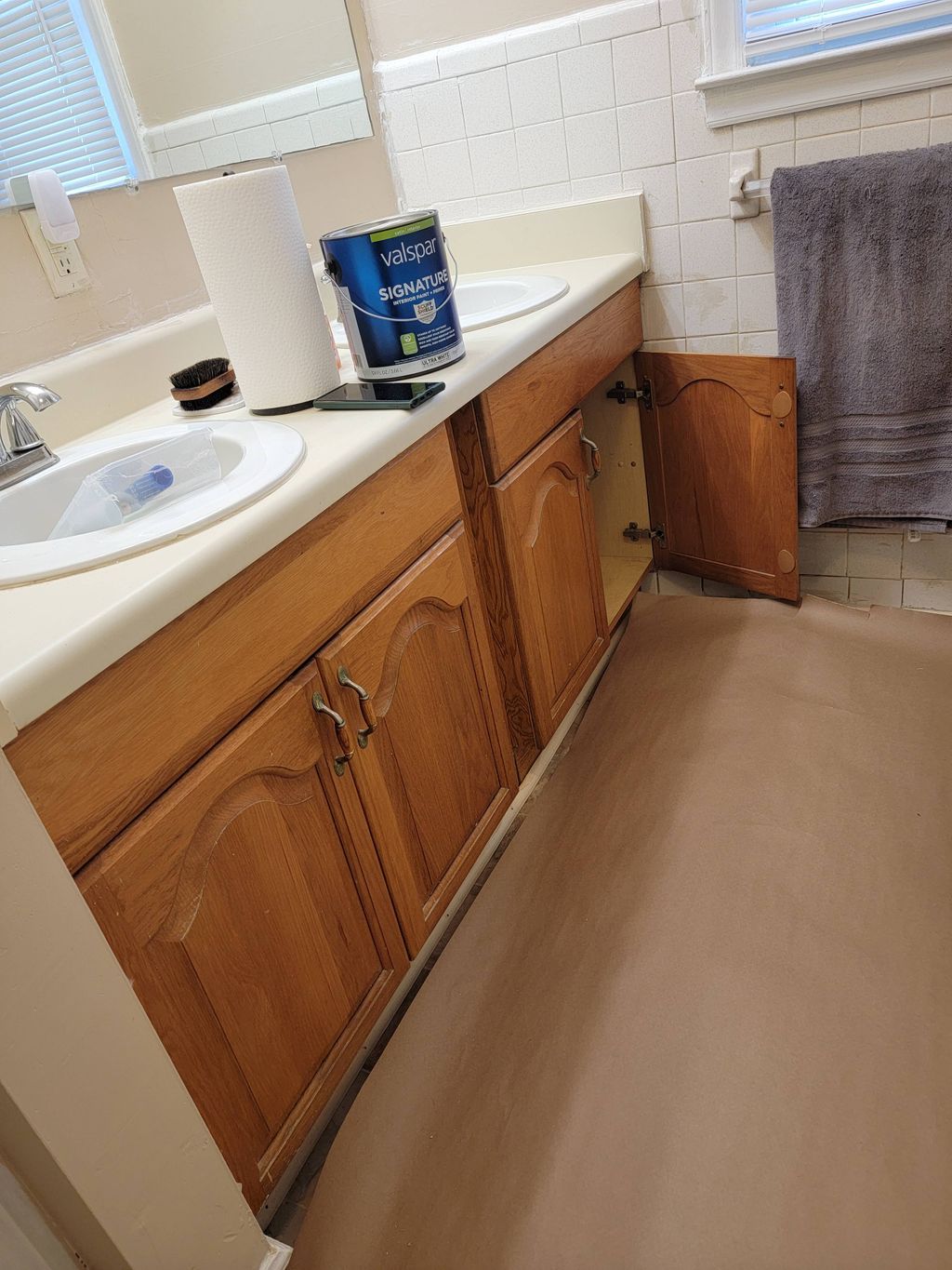 Cabinet painting STEP 1 