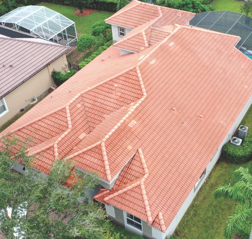 Tile Roof Cleaning (after)