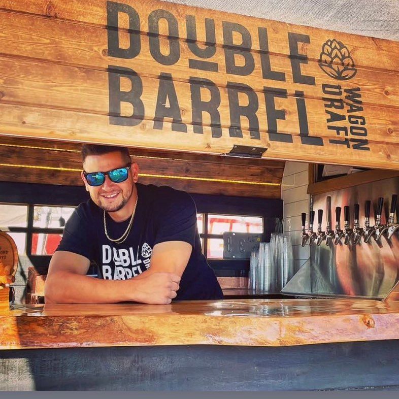 Double Barrel Draft Wagon