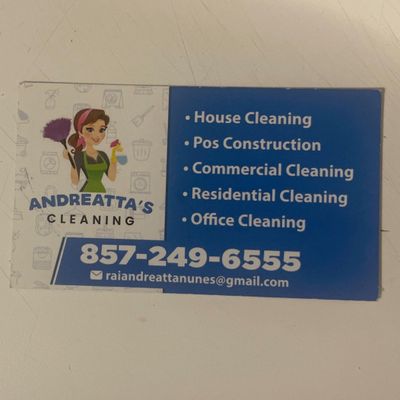 Avatar for Andreatta’s cleaning