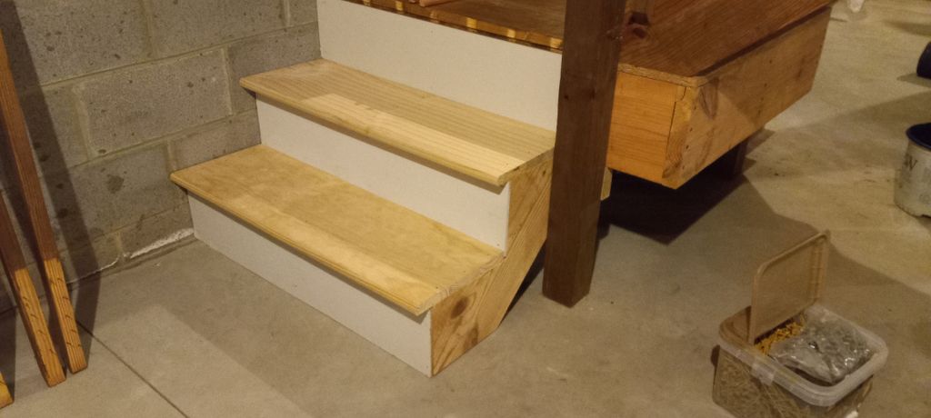 Basement stairs (after)