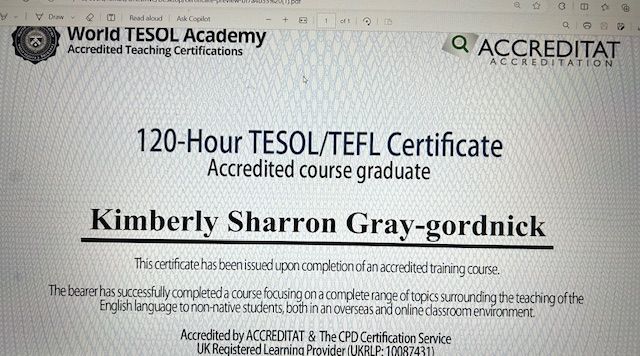 TESOL/TEFL Certification